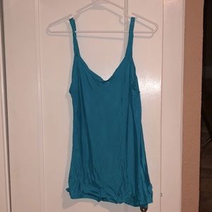 Aqua Blue Vintage Top